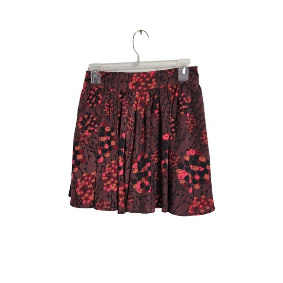 Fossil - Women's 2 (XS) - Multi-Color Floral Print Cotton Full Mini Skirt - Picture 2 of 6